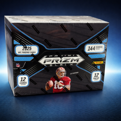 2025 Panini Prizm Black Football NFL Hobby Box - 1st Off The Line