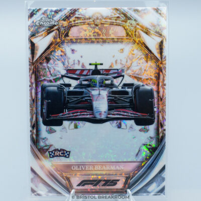 Oliver Bearman — Mini Diamond Refractor — 2025 Topps Chrome Formula 1