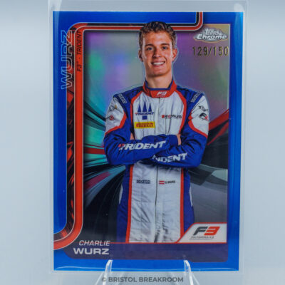 Charlie Wurz — Base Refractor Parallel — 2025 Topps Chrome Formula 1